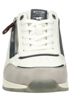 Mustang Sneakers Laag - Wit -Mustang Verkoop 53f144a8059f45fb934dcafc85667b39