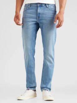 Mustang Jeans Slimfit Jeans OREGON Heren Blauw -Mustang Verkoop 5539ded8fe3866ee1269332127f716a2