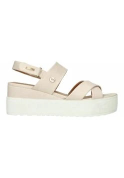 Mustang Sandalen Met Plateauzool -Ivory -Mustang Verkoop 55f1f606e49646e18869a50186854a77