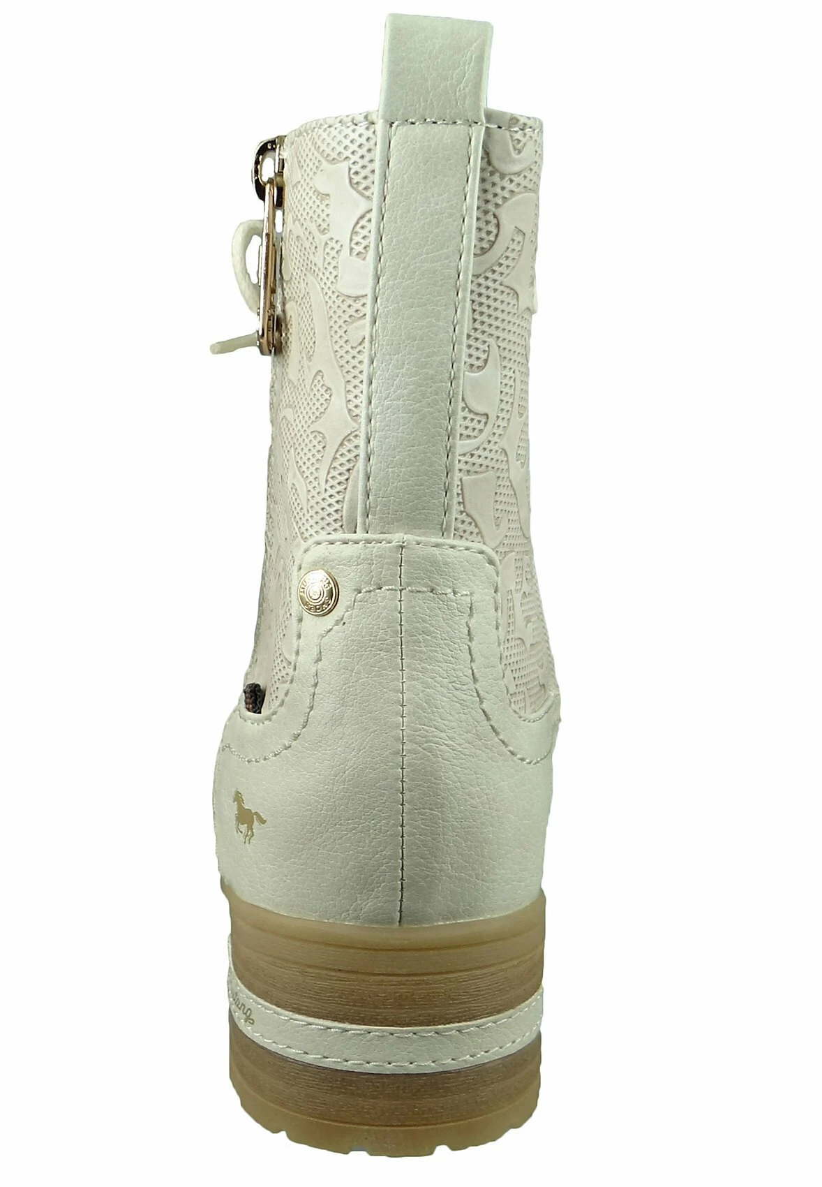 Mustang Veterboots - Creme 5 Mustang Veterboots - Creme - Afbeelding 3