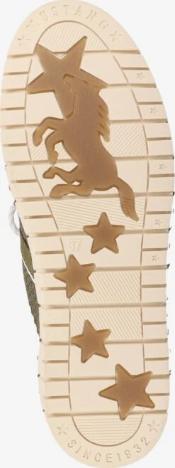 Mustang Fashion Sneakers Sneakers Laag Dames Groen -Mustang Verkoop 58d2c4bbd29100e748b61ecce6918c85