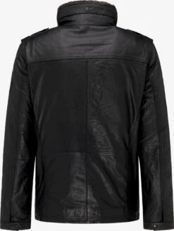Mustang Leren Jassen Tussenjas Walker FF Heren Zwart -Mustang Verkoop 58dbc24067f01926bc10de95f080b4c5