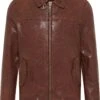 Mustang Leren Jas - Braun -Mustang Verkoop 58e4d7374a2b4fd29735daed7443f356