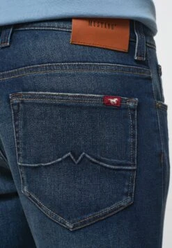Mustang Slim Fit Jeans - Blau -Mustang Verkoop 590bd3f7382c46f8aef5cbce0e2fd3d0