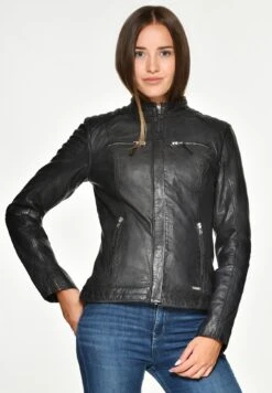 Mustang Leren Jas - Graphite