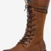 Mustang Laarzen Veterlaarzen Dames Cognac -Mustang Verkoop 5aee8903ec92d686a23a6843c05bcdfe
