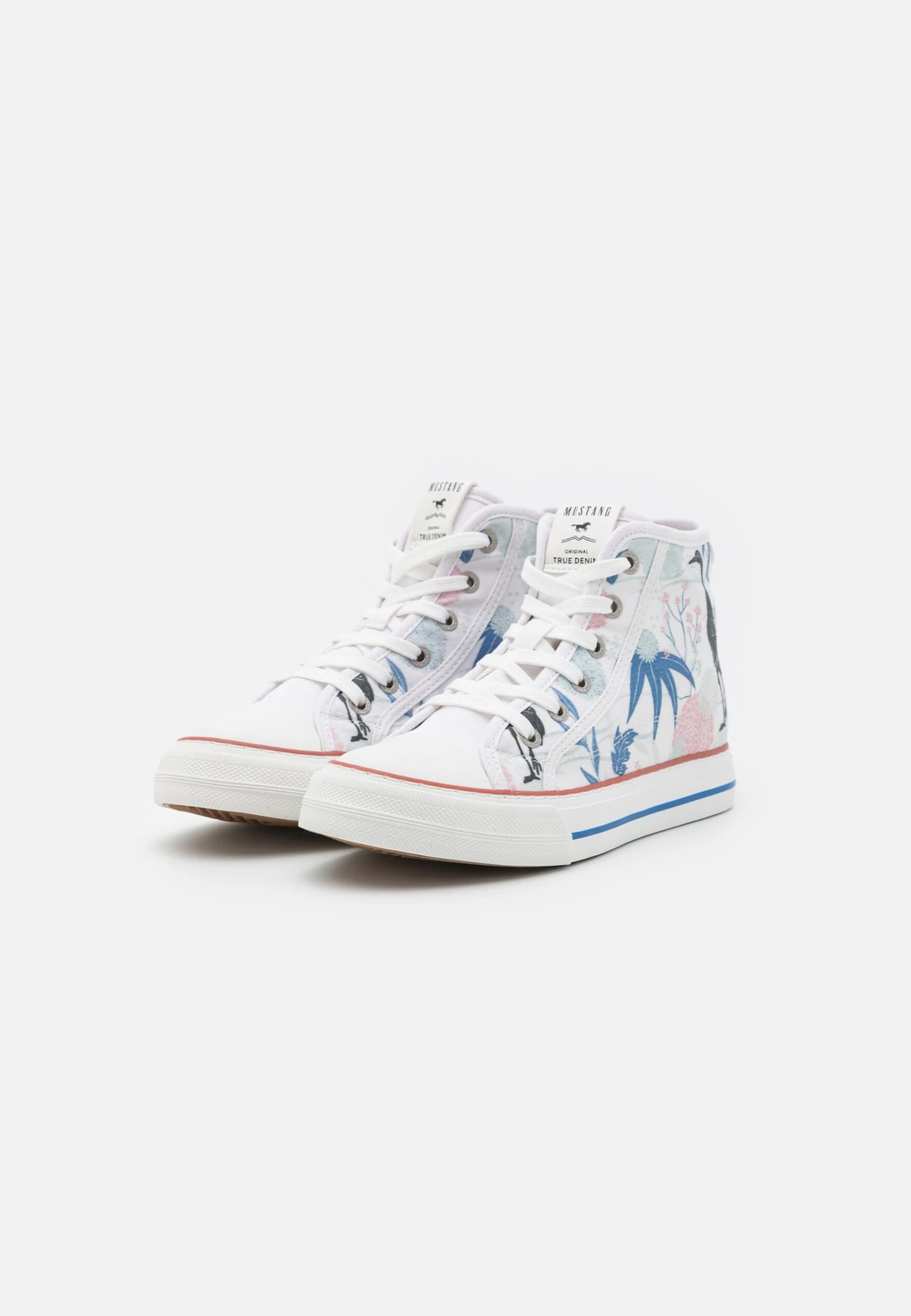 Mustang Sneakers Hoog - Weiß 5 Mustang Sneakers Hoog - Weiß - Afbeelding 3