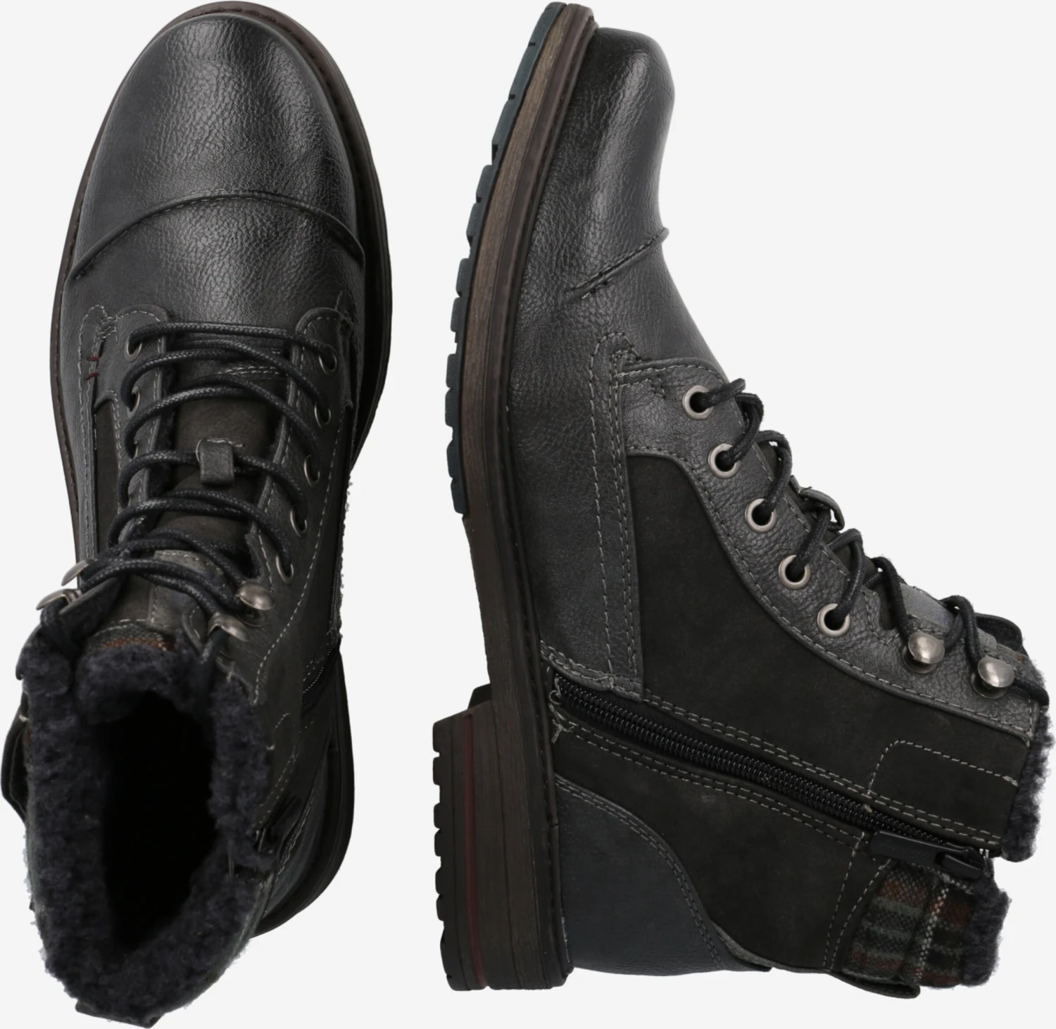 Mustang Boots & Laarzen Veterboots Heren Antraciet / Aardetinten 4 Mustang Boots & Laarzen Veterboots Heren Antraciet / Aardetinten - Afbeelding 2