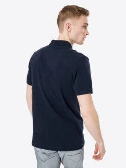 Mustang Polos Shirt Heren Donkerblauw -Mustang Verkoop 5bf386cad0091108034bb3852c695430