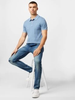 Mustang T-shirts Shirt Heren Blauw -Mustang Verkoop 5cbffde61bfc903abc23af493e134e42