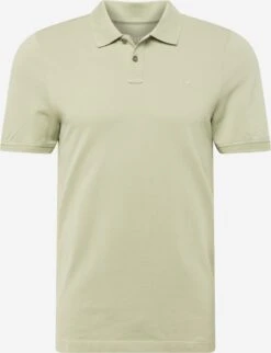 Mustang Polos Shirt Pablo Heren Pastelgroen