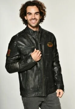 Mustang Varberg - Leren Jas - Dunkelbraun