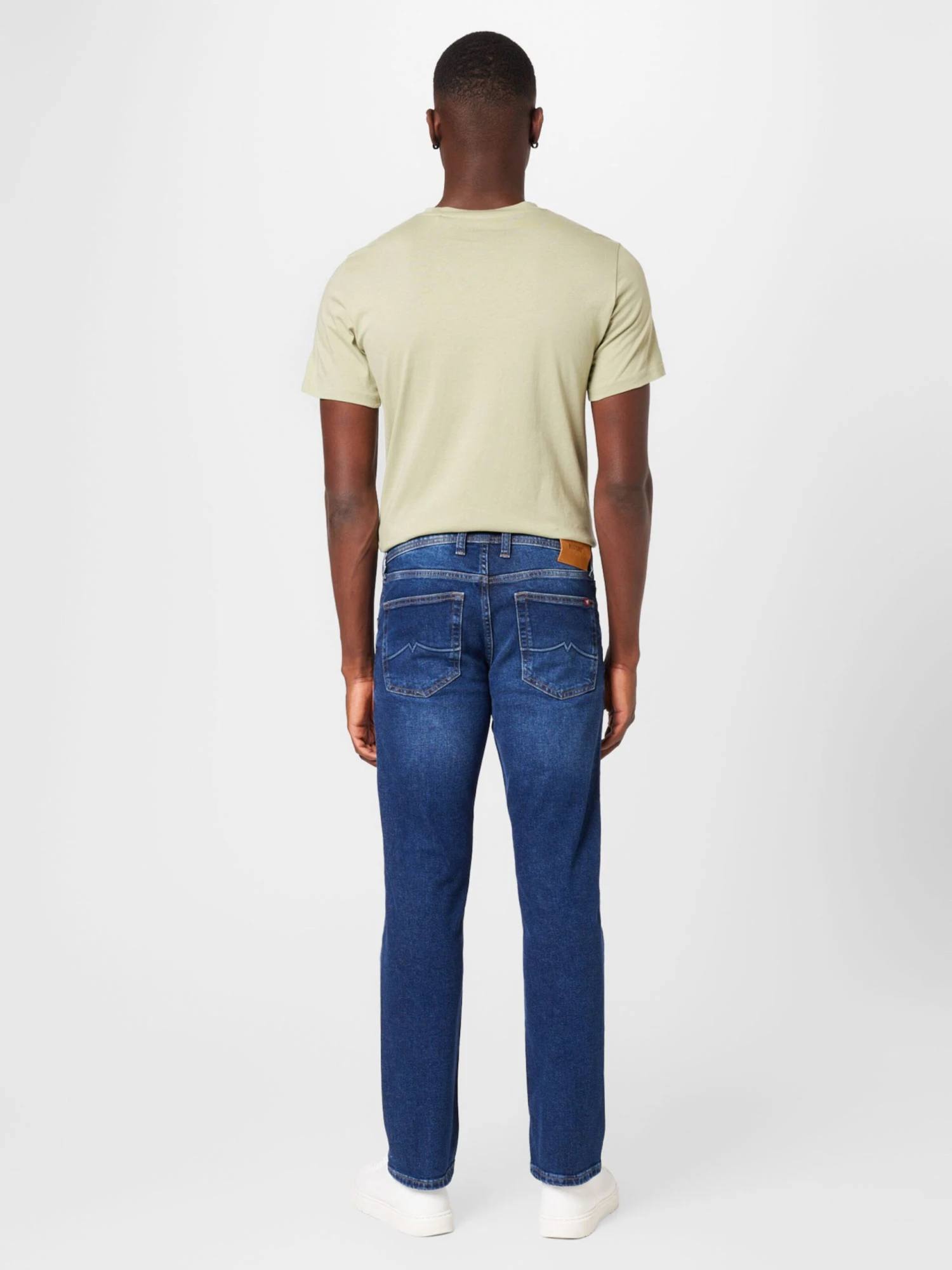 Mustang Straight Regular Jeans Denver Heren Blauw 5 Mustang Straight Regular Jeans Denver Heren Blauw - Afbeelding 3