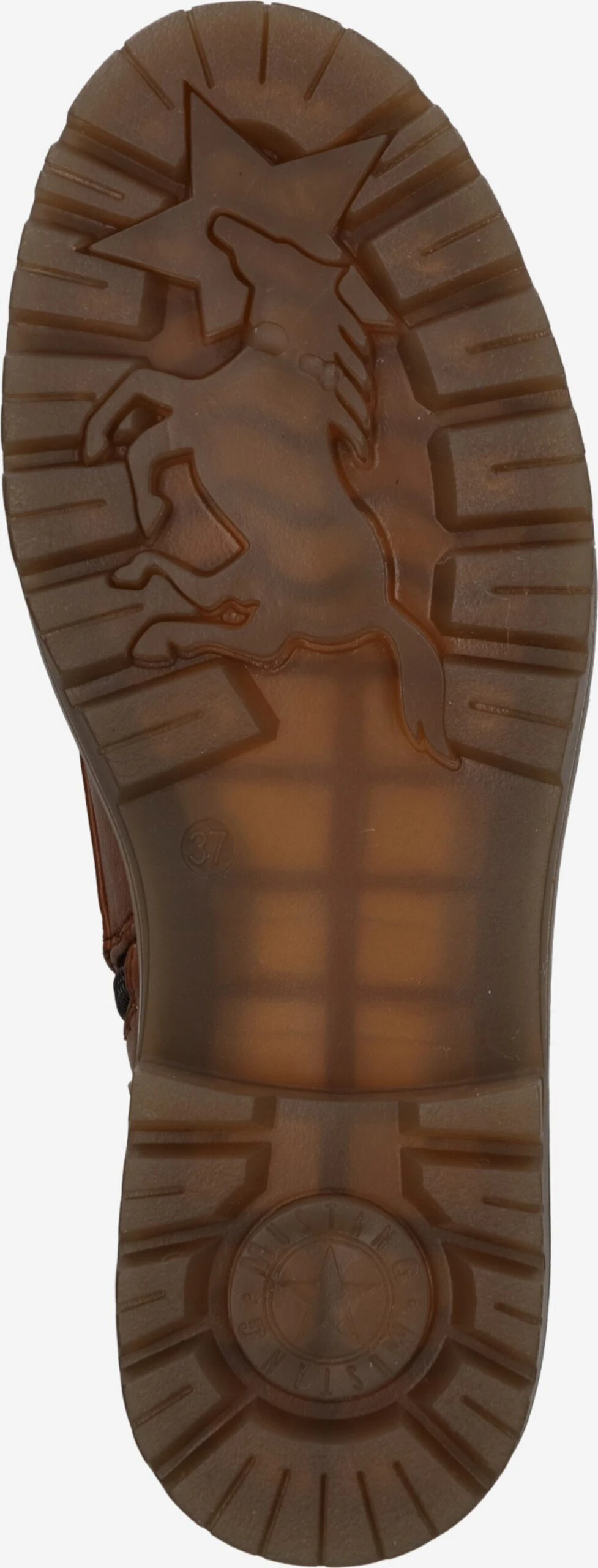 Mustang Enkellaarsjes Veterlaarsjes Dames Bruin 5 Mustang Enkellaarsjes Veterlaarsjes Dames Bruin - Afbeelding 3