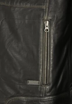 Mustang Stehkragen - Leren Jas - Brown -Mustang Verkoop 60987b3951ed44c29307655c295ee474