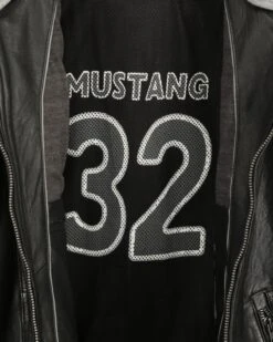 Mustang Leren Jassen Tussenjas 31020140 Heren Zwart -Mustang Verkoop 61d1ff5edb6b60701a300307430fbf93