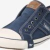 Mustang Slip-on Sneakers Slip-ons Heren Blauw -Mustang Verkoop 62a02cbccab188809c1756fe388e0590