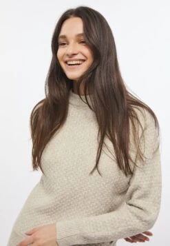 Mustang Sweater - Weiß -Mustang Verkoop 62dd2832e84342ce90bffed8267f502c