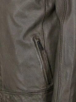 Mustang Leren Jassen Tussenjas Heren Donkergroen -Mustang Verkoop 63670466d5743e03e55a167a115f9455