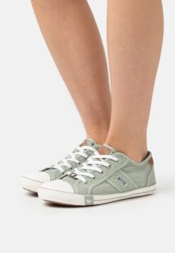 Mustang Sneakers Laag - Pastellgrün