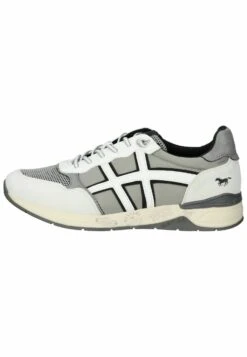 Mustang Sneakers Laag - Weiss Grau