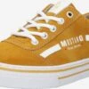 Mustang Skate Sneakers Sneakers Laag Dames Mosterd -Mustang Verkoop 66b019ff45a9416d0ae87125efda841c