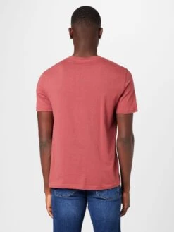 Mustang T-shirts Shirt Alex Heren Pastelrood -Mustang Verkoop 66d2dad594725f4d62cde76cff7c1b5c