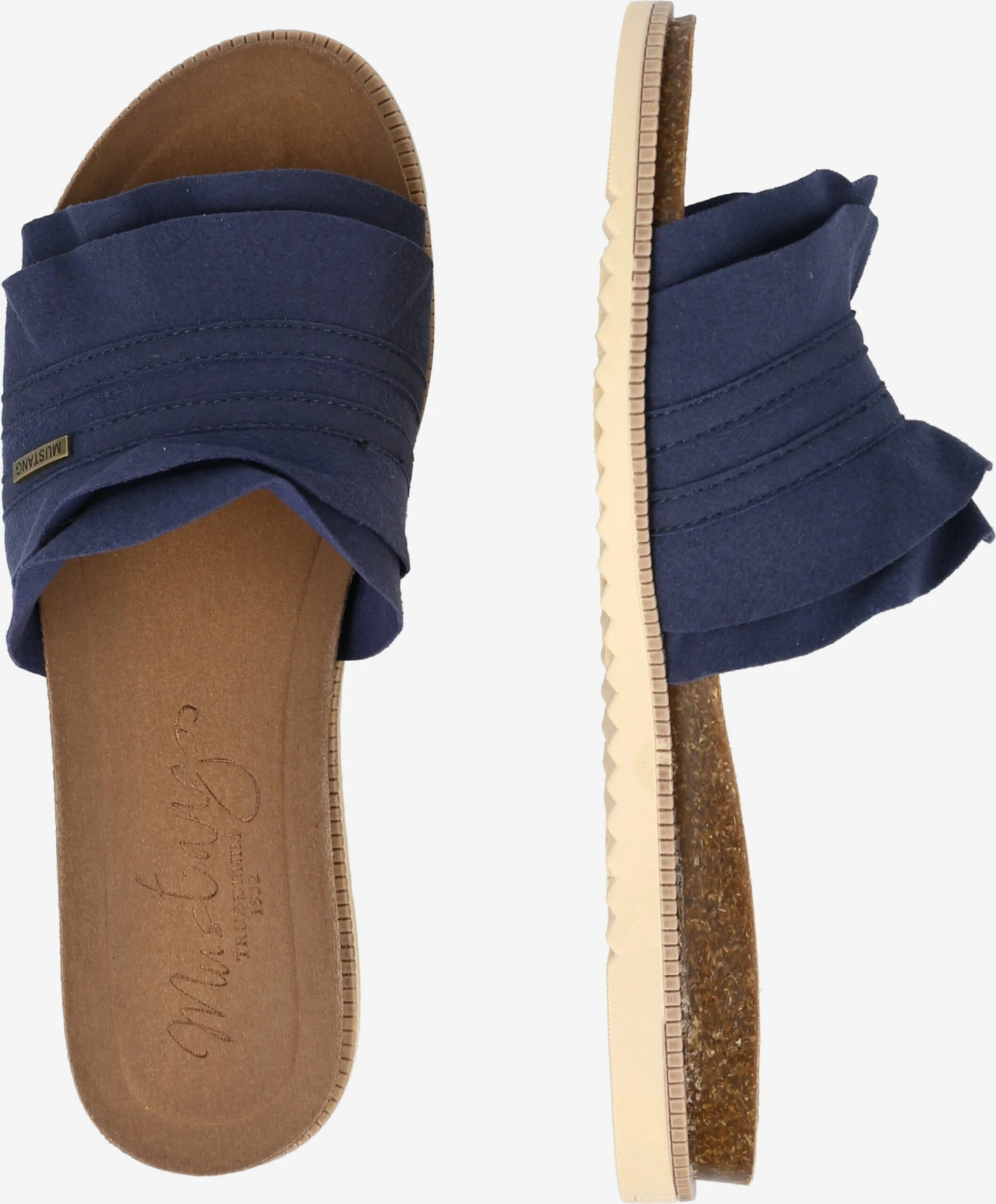 Mustang Klassieke Muiltjes Muiltjes Dames Navy 4 Mustang Klassieke Muiltjes Muiltjes Dames Navy - Afbeelding 2