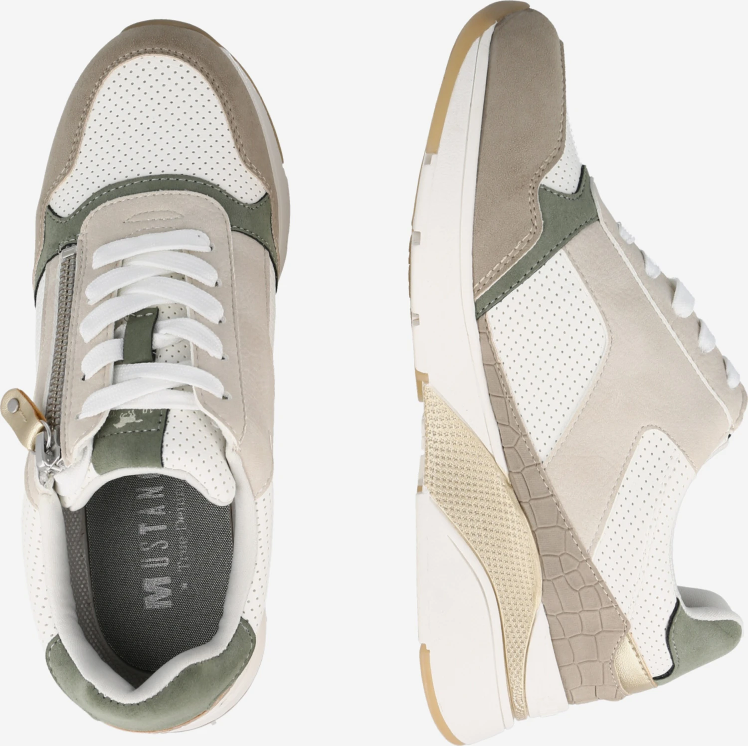 Mustang Fashion Sneakers Sneakers Laag Dames Wit 4 Mustang Fashion Sneakers Sneakers Laag Dames Wit - Afbeelding 2