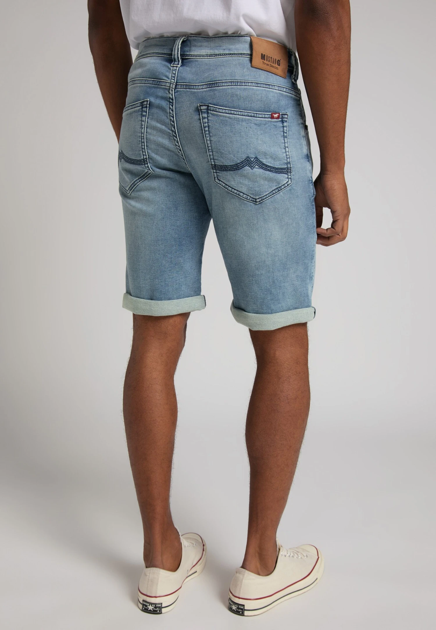 Mustang Chicago - Jeansshort - Blau 5 Mustang Chicago - Jeansshort - Blau - Afbeelding 3