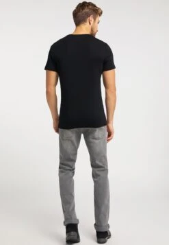 Mustang T-Shirt Basic - Black -Mustang Verkoop 686d9fc5d9504a5092ce7299ae90755e