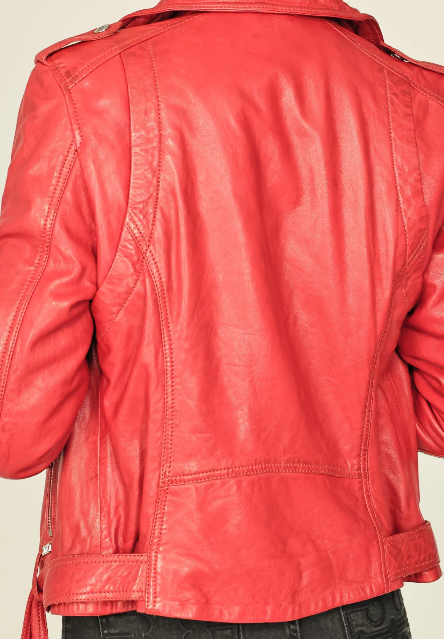 Mustang Leren Jassen Tussenjas 31020254 Dames Rood 10 Mustang Leren Jassen Tussenjas 31020254 Dames Rood - Afbeelding 8