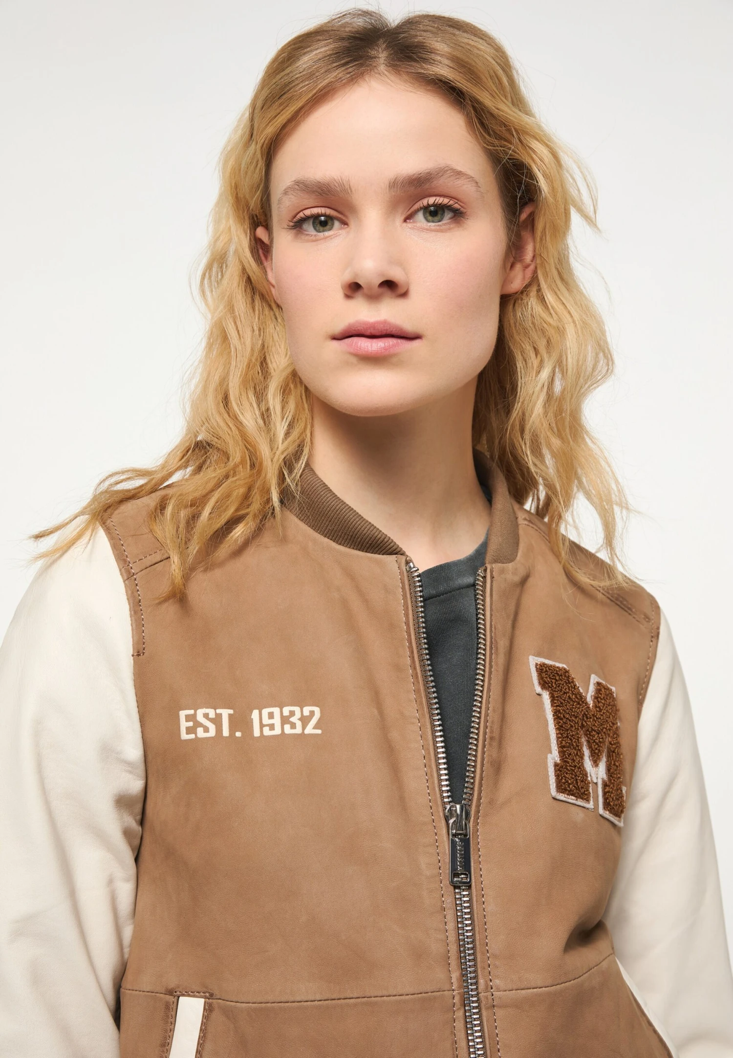 Mustang Leren Jassen Tussenjas Dames Bruin / Karamel 11 Mustang Leren Jassen Tussenjas Dames Bruin / Karamel - Afbeelding 9