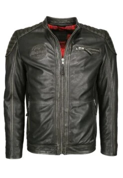 Mustang Leren Jas - Black