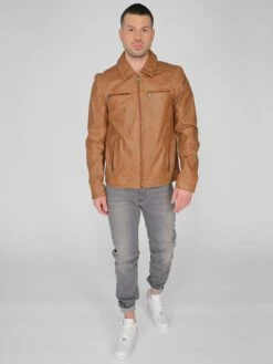 Mustang Leren Jassen Tussenjas 31021630 Heren Cognac -Mustang Verkoop 6e6db2252ca9a7a2f44b6a7a66040ce7