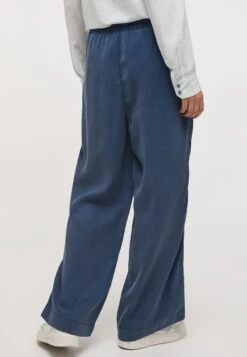 Mustang Style Drawstring Wide Leg - Broek - Blau -Mustang Verkoop 6f2a00614a634e43a7963e9b4af14b0b