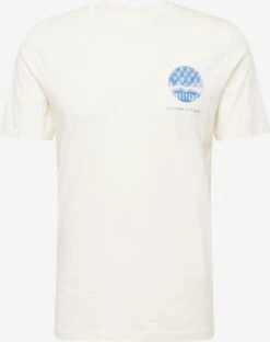 Mustang T-shirts Shirt Alex Heren Natuurwit