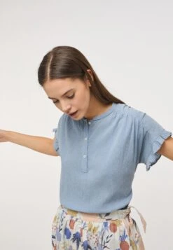 Mustang Blouse - Blau 10 Mustang Blouse - Blau -Mustang Verkoop 7347ee288fbd4498bc161a1467a729e4