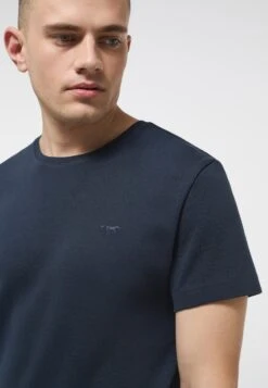 Mustang T-shirts Shirt Heren Navy -Mustang Verkoop 7513081968636a15675630a90770c431