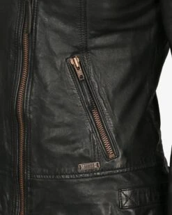 Mustang Leren Jassen Tussenjas Aniwa Dames Zwart -Mustang Verkoop 75ed885b7a4640c25c35c36b0d2d818d