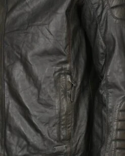 Mustang Leren Jassen Tussenjas Garry Heren Kastanjebruin -Mustang Verkoop 7621a21920c7ce162f141b82ff7811a3