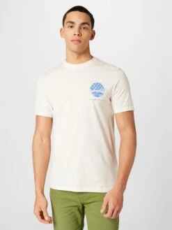 Mustang T-shirts Shirt Alex Heren Natuurwit -Mustang Verkoop 765dc9846eb397aca7d3519bb66f5d0b