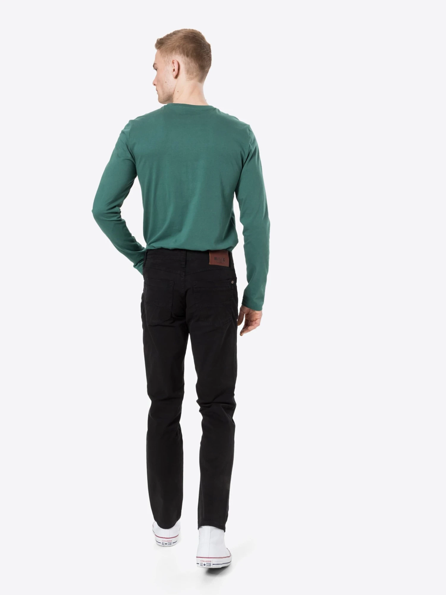 Mustang Pantalons Slimfit Broek Washington Heren Zwart 12 Mustang Pantalons Slimfit Broek Washington Heren Zwart - Afbeelding 10