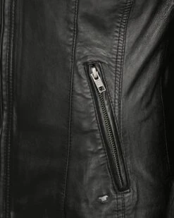 Mustang Leren Jassen Tussenjas Cat Dames Zwart -Mustang Verkoop 79bd2f0bd41d6300d0e1cb8ddb2268ab