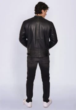 Mustang Leren Jassen Tussenjas 3101985 Heren Zwart -Mustang Verkoop 7a3094a3f6ee4ce0e0535ab9d23af81a