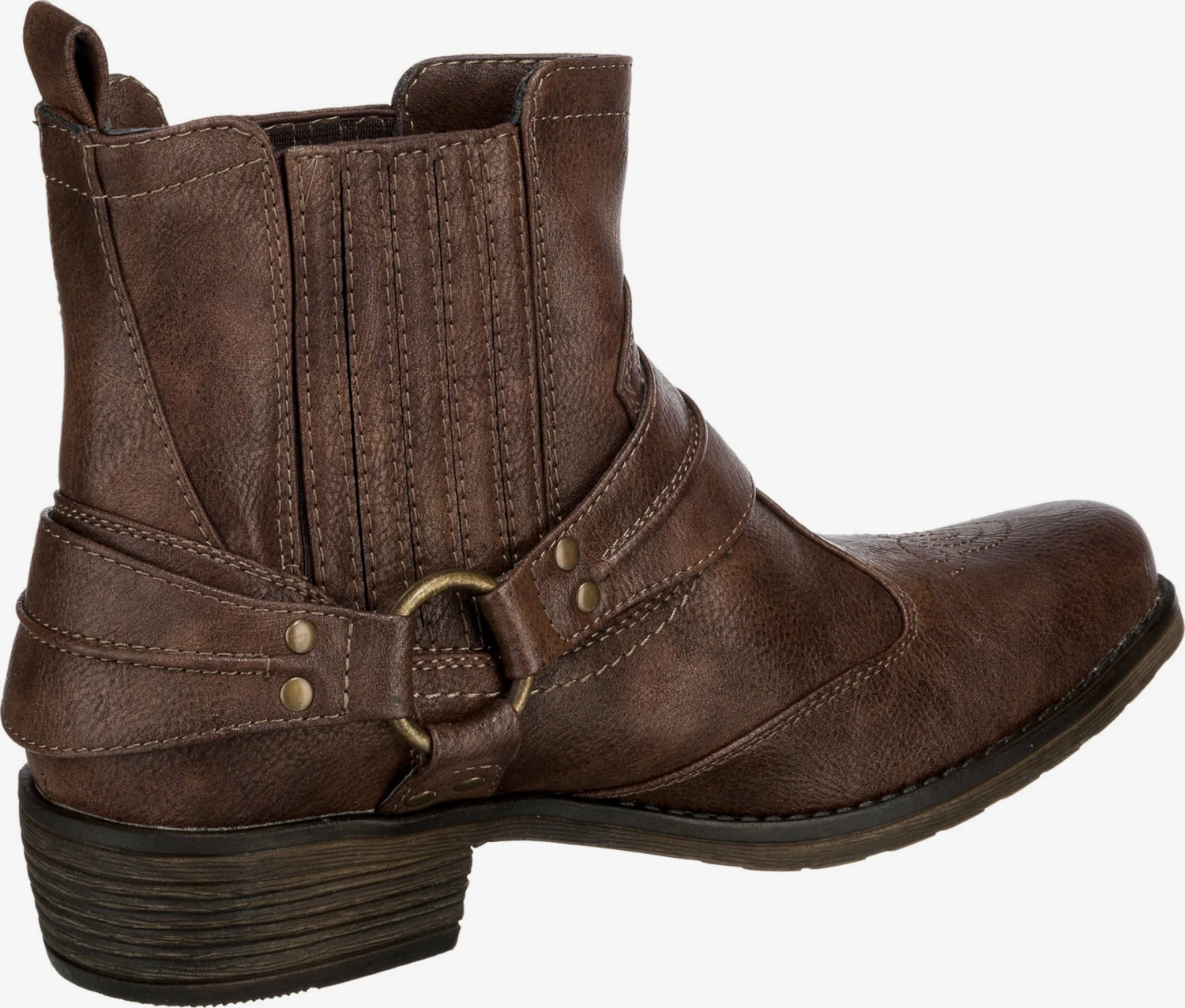 Mustang Enkelboots Boots Heren Donkerbruin 6 Mustang Enkelboots Boots Heren Donkerbruin - Afbeelding 4