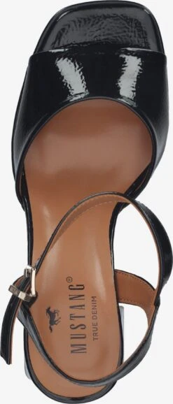 Mustang Sandalen Met Hak Sandalen Met Riem Dames Zwart -Mustang Verkoop 7b5e5929e30b27d2f4936abfd4e75f0f