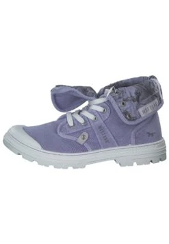 Mustang Enkellaarsjes Met Plateauzool - Lila