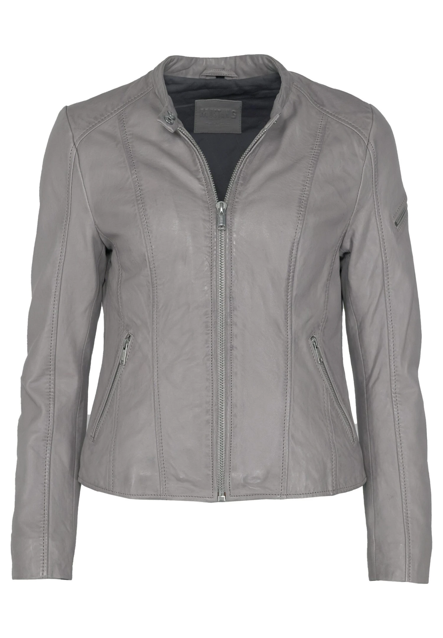 Mustang Leren Jas - Grey 7 Mustang Leren Jas - Grey - Afbeelding 5