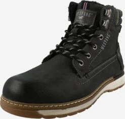 Mustang Boots & Laarzen Veterboots Heren Donkergrijs